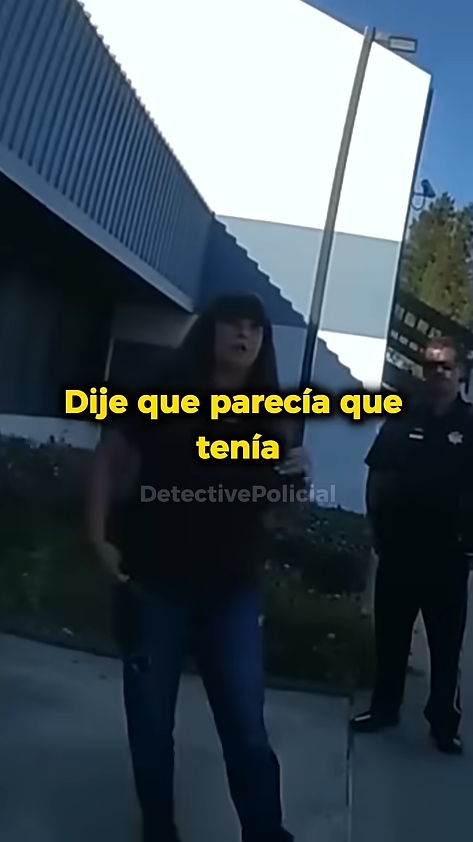 Karen Enga帽a a la Polic铆a Sobre un Hombre Armado 馃槺馃毃_part2