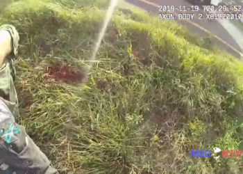 Un operativo policial en Florida se desarrolla durante un incidente vehicular part2