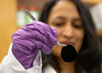 ‘Darkest fabric ever made’ is inspired by a bird of paradise