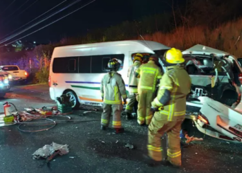Deja 2 Muertos y 9 Heridos Accidente en Acceso a Cerro del Punhuato, en Morelia