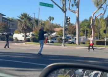 *CAUGHT ON CAMERA* Knife-Wielding Man Shot by Police