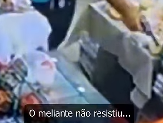 PM de Folga REAGE Assalto na Padaria em SP! #crime part2