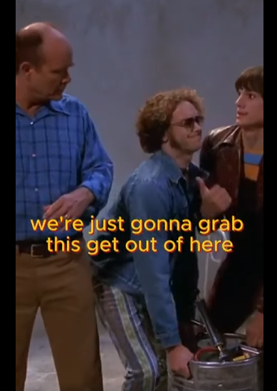 T3803 Eric stole Red tap #that70sshow part2